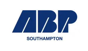 ABP Southampton logo with large blue ABP letters above the word SOUTHAMPTON